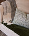 grande housse de coussin Tulipan Laurier en coton