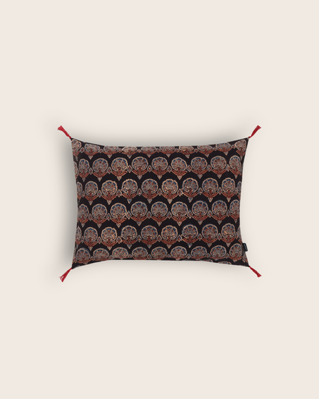 Ajrak cushion cover