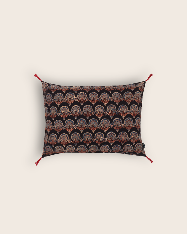 Ajrak cushion cover