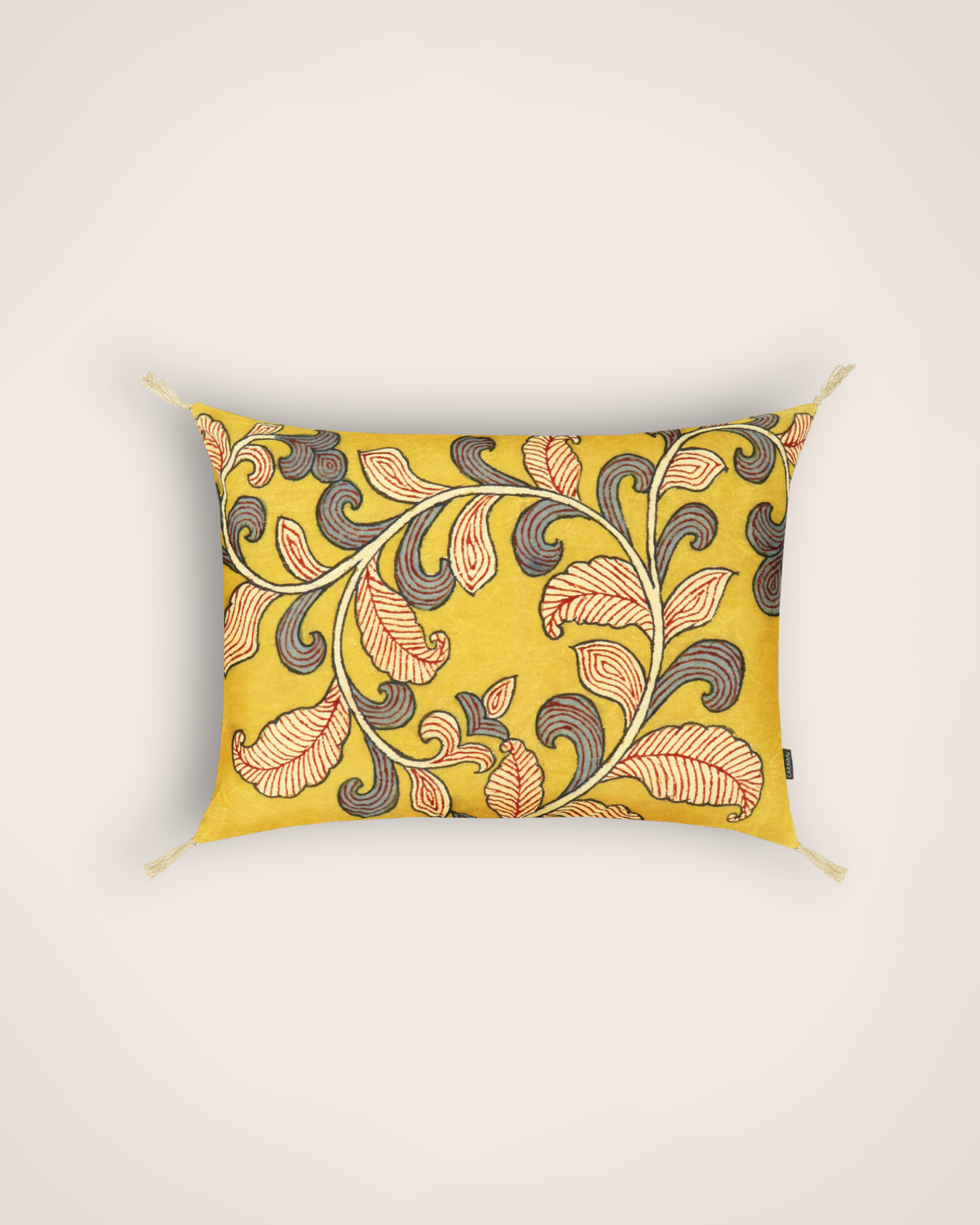 Housse de coussin Kalamkari