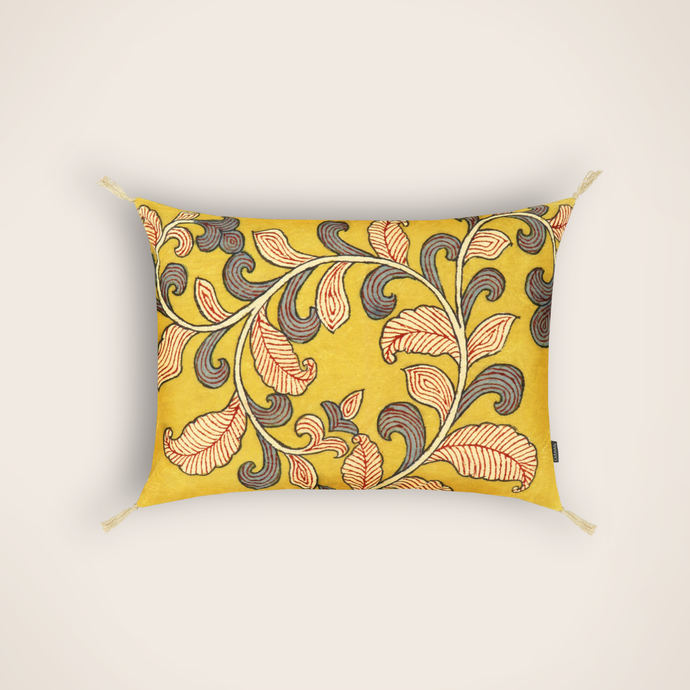 Housse de coussin Kalamkari