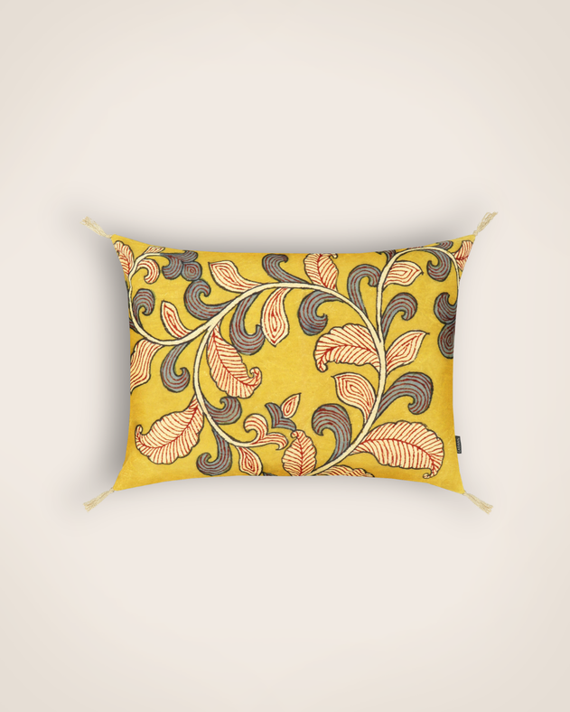 Housse de coussin Kalamkari