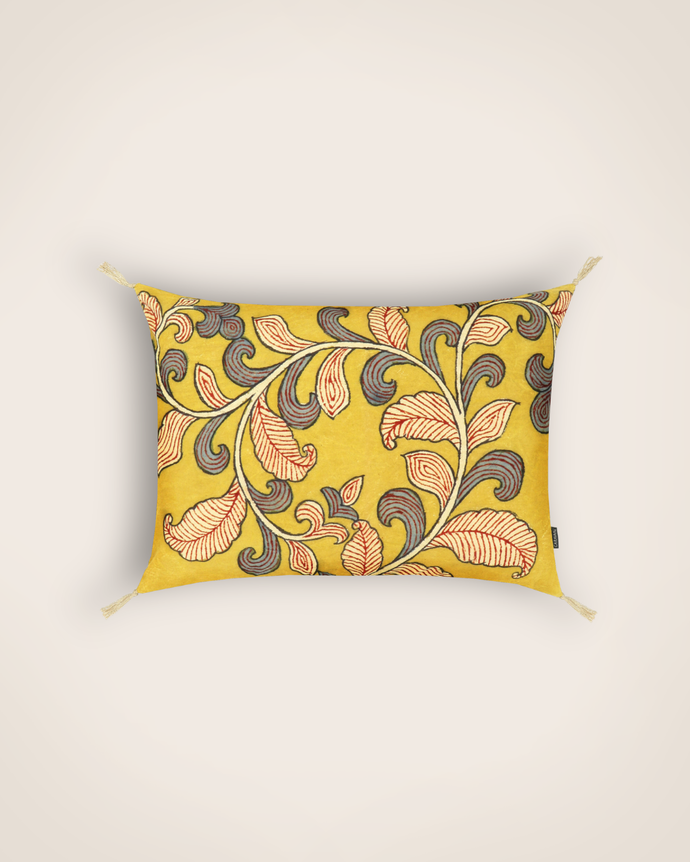Housse de coussin Kalamkari