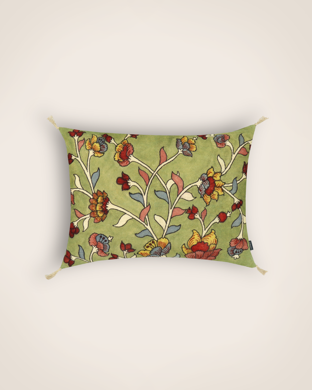 Housse de coussin Kalamkari