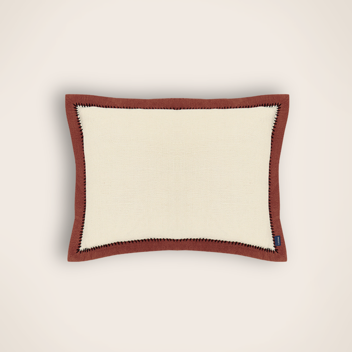 Housse de coussin Khadi Noir