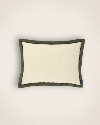 Housse de coussin Khadi Noir
