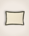 Housse de coussin Khadi Noir