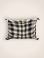 Housse de coussin pied de poule