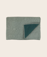 Couvre-lit haute gamme en coton bicolore