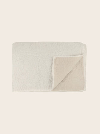 Couvre-lit haute gamme en coton bicolore