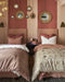 linge de lit pour chambre d'enfants rose