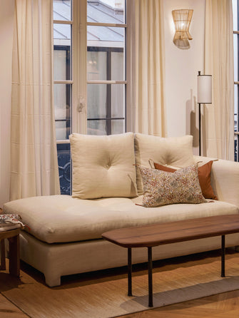 Méridienne stella assise ferme et capitonnée