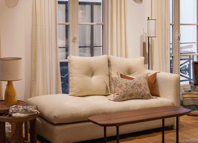 Méridienne stella assise ferme et capitonnée