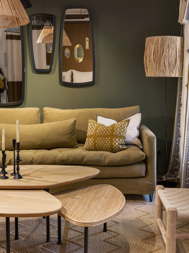 Pied de lampadaire pour salon fin en acier brut noir