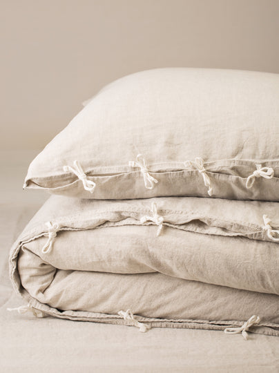 Parure de lit Selena - Ciment