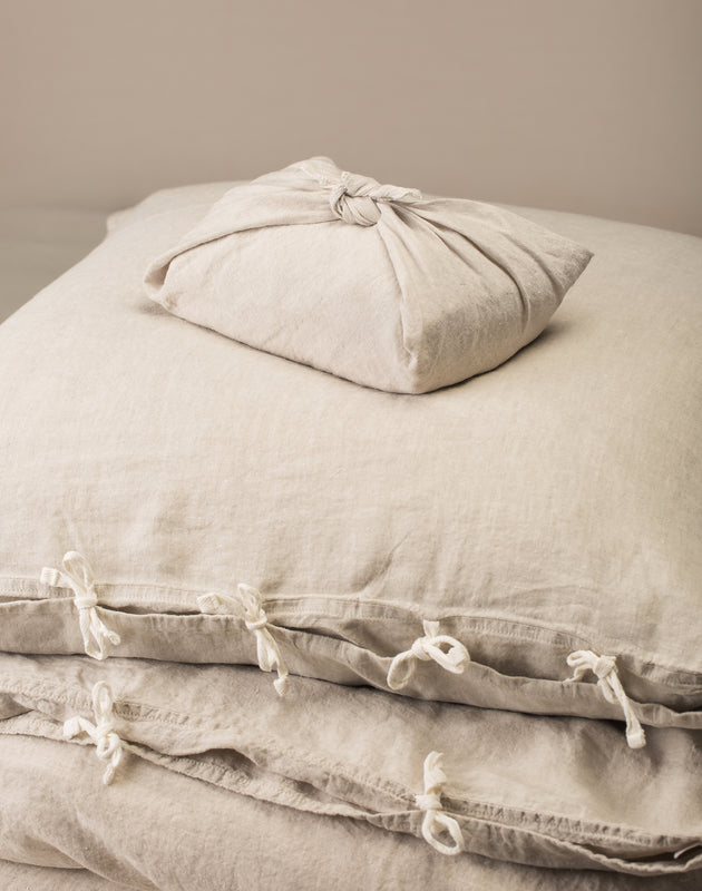 Parure de lit Selena - Ciment