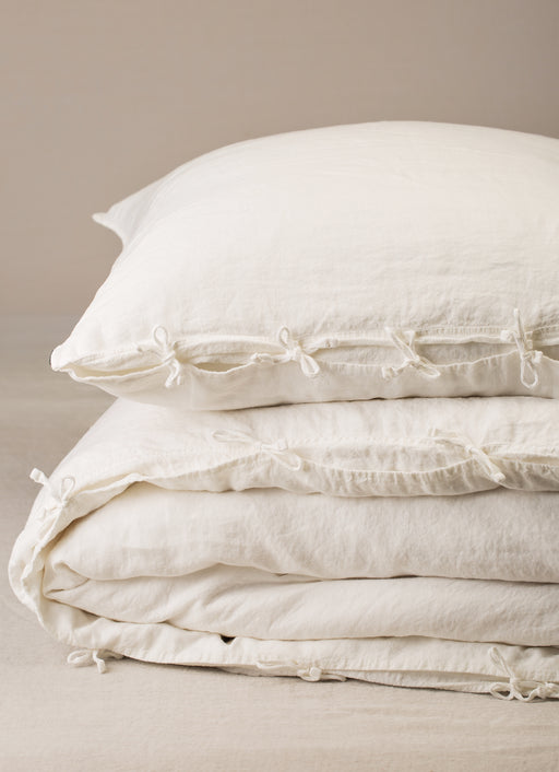 Parure de lit Selena - Blanc Cassé