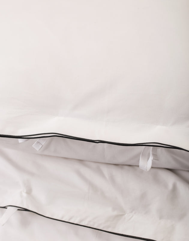 Parure de lit Bora - Noir