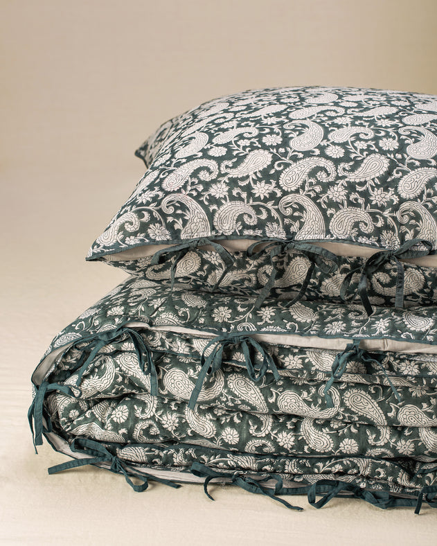 Parure de lit Paisley - Lac