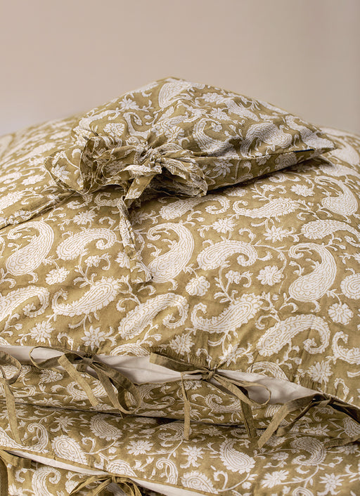 Parure de lit Paisley - Olive