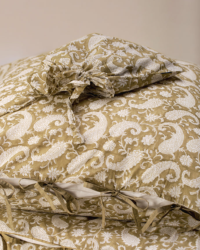 Paisley Bedding Set - Olive