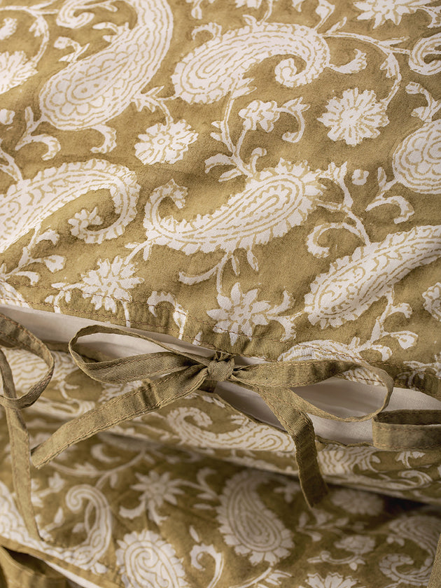 Paisley Bedding Set - Olive