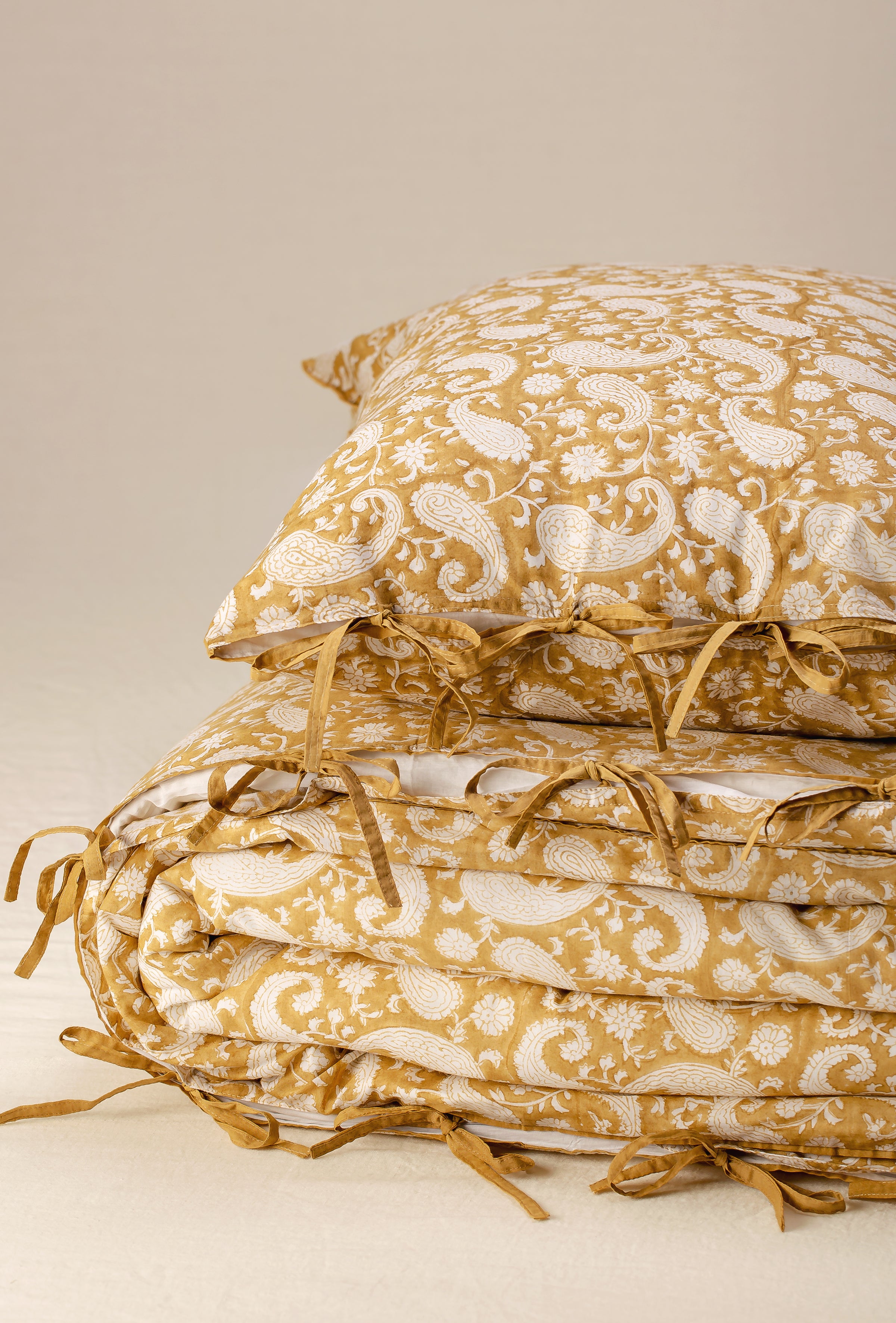 Parure de lit Paisley - Camel
