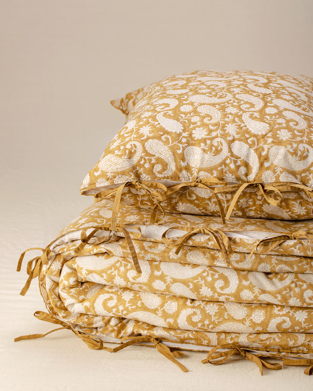 Parure de lit Paisley - Camel