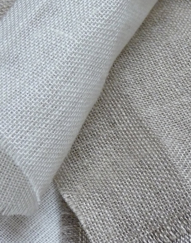 Détail du Tissu Canigo en voile de lin