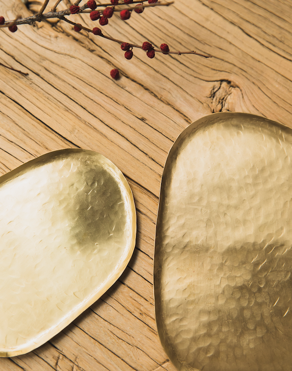 Set de 2 plateaux Ema