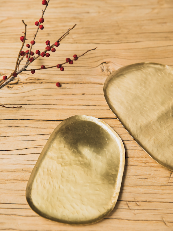 Set de 2 plateaux Ema