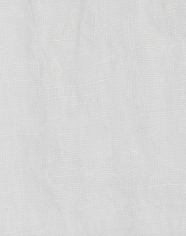 Tissu Costa blanc en voile de lin