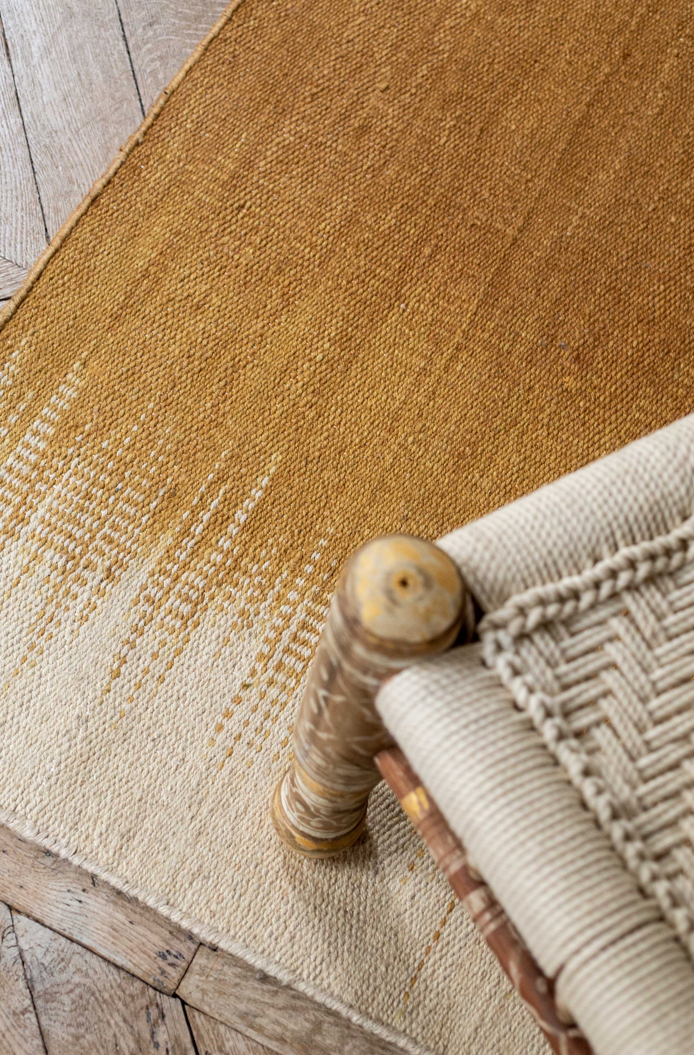 Tapis coloré Adao tons jaunes Mordore