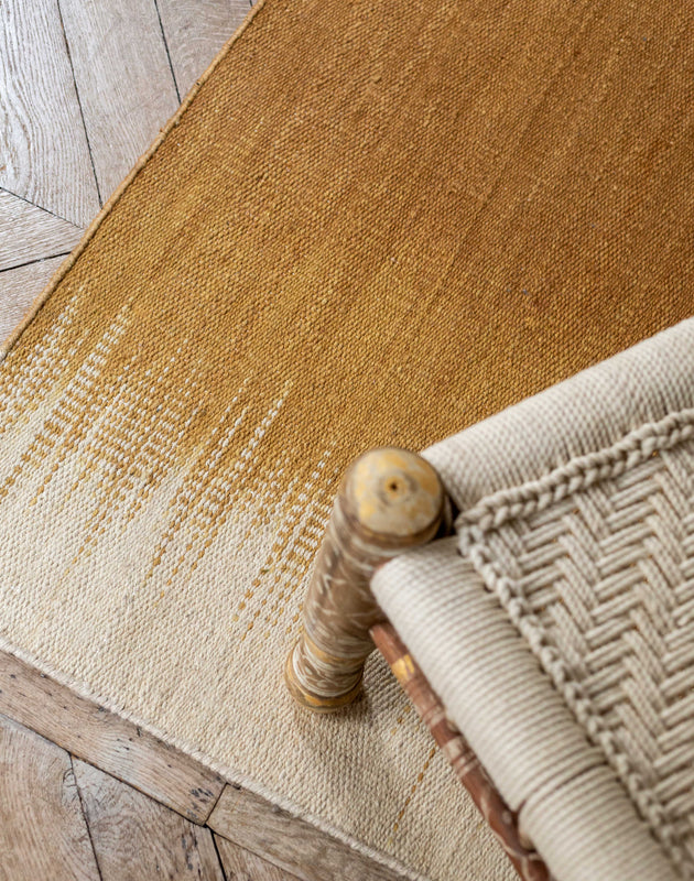 Tapis coloré Adao tons jaunes Mordore