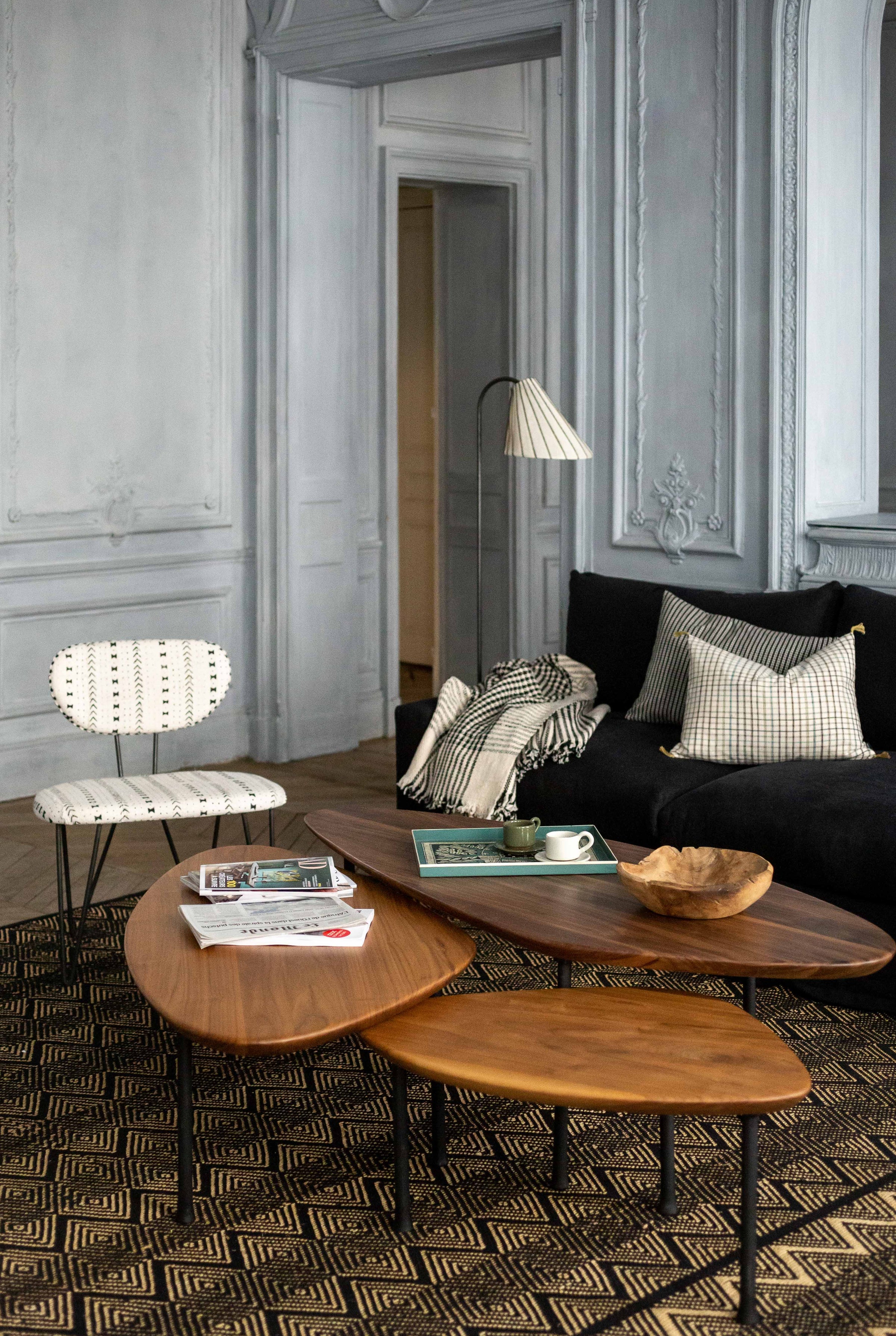 Table Basse Yomi en Noyer