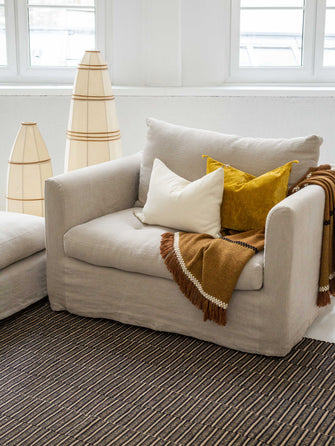 Grand tapis Kharo avec le Plaid Jivaro