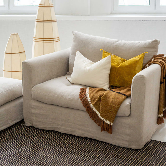Grand tapis Kharo avec le Plaid Jivaro