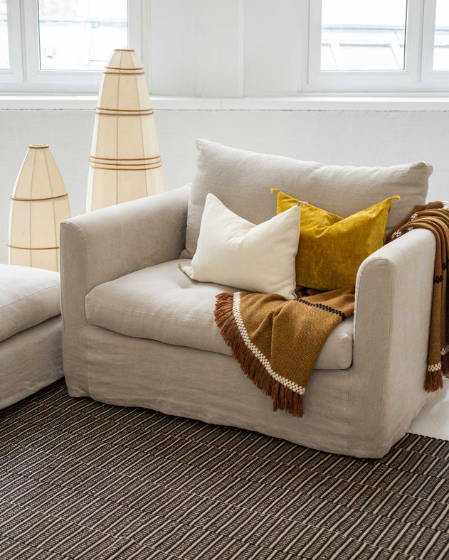 Grand tapis Kharo avec le Plaid Jivaro