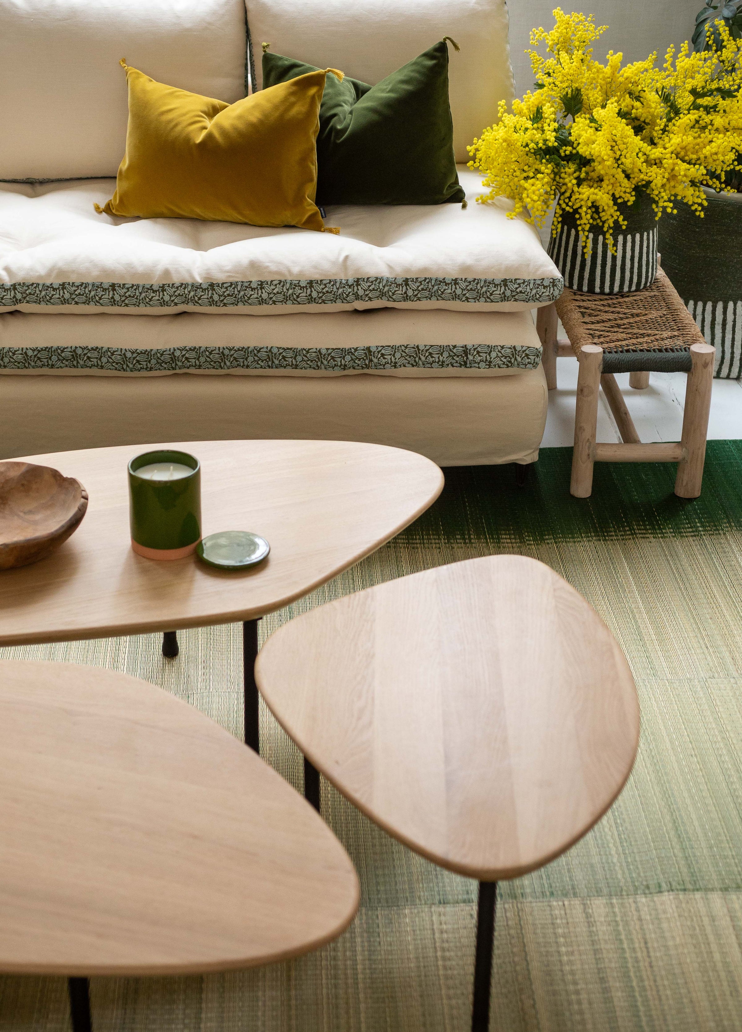 Table Basse Yomi en chêne brut