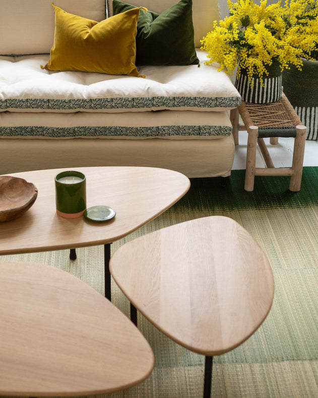 Table Basse Yomi en chêne brut
