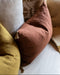 Elegant coussin en lin Luni teinte Biscuit