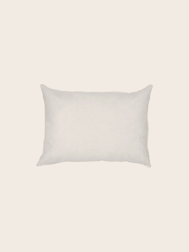 Coussin de garnissage en plume et enveloppe de coton