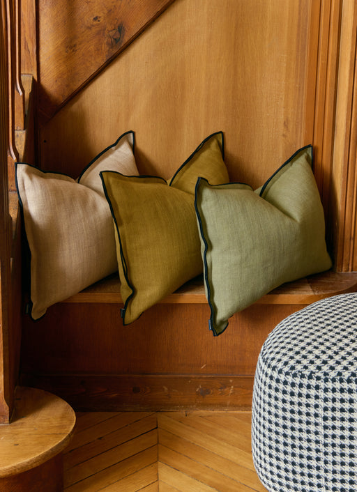 Ensemble de trois coussins Gareth rectangulaires en lin