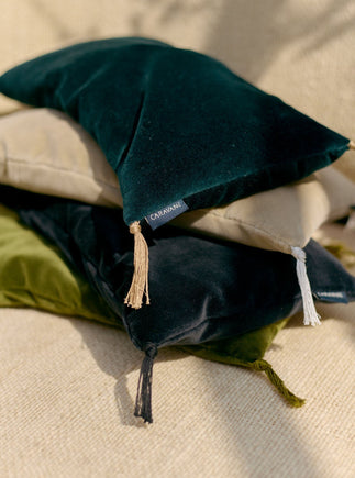 Noyaux de cerise en velours de coton