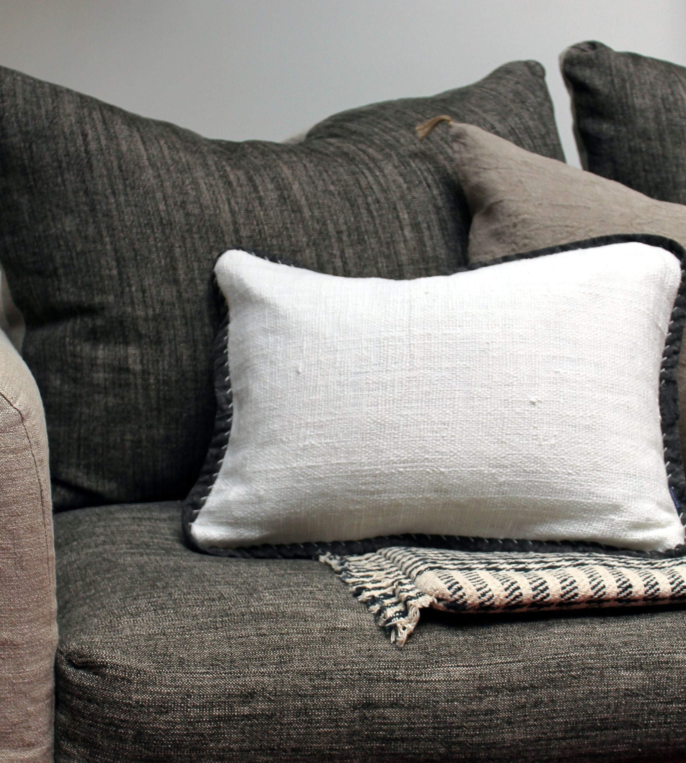 Housse de coussin Khadi
