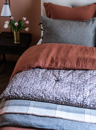 Courtepointe Tulipan