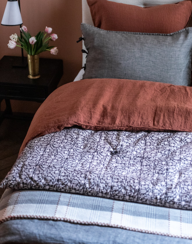 Courtepointe Tulipan