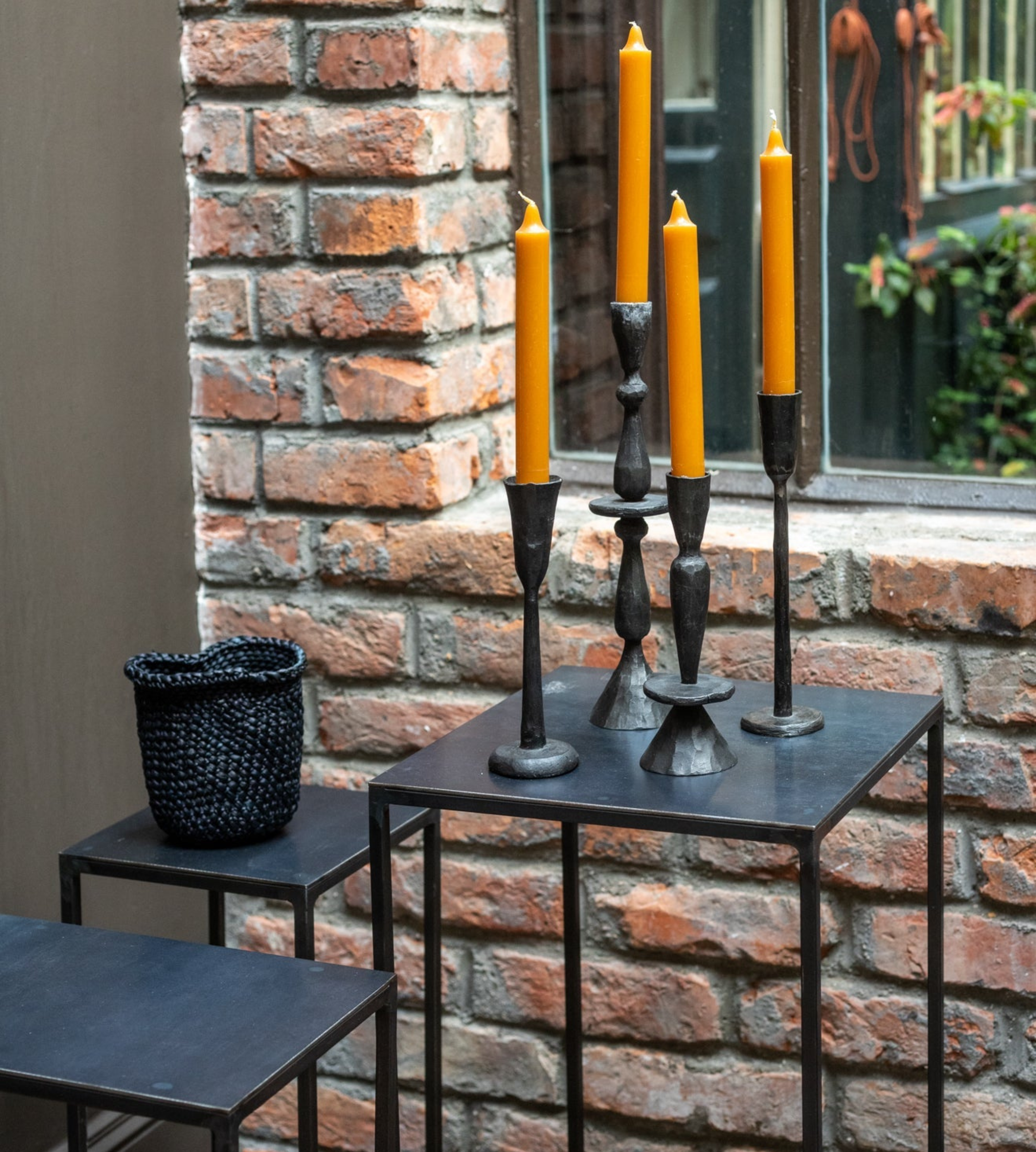 Set de 3 bougeoirs Nox