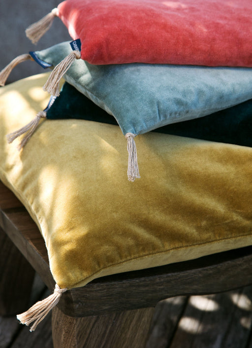 Noyaux de cerise velours lavé