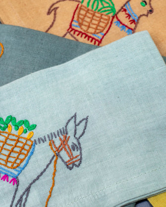 Set of 4 Gadha towels